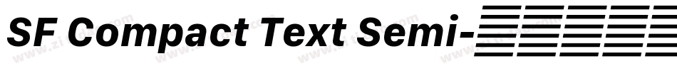 SF Compact Text Semi字体转换